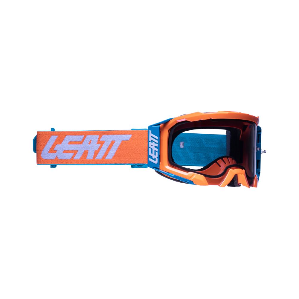 Leatt 2024 Goggles Velocity 4.5 Neon Orange - Light Grey Lens